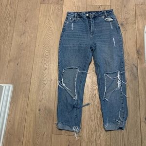 Eeru Lab Ripped Denim Jeans